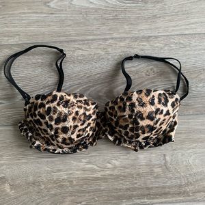 PINK Victoria secret leopard print bra